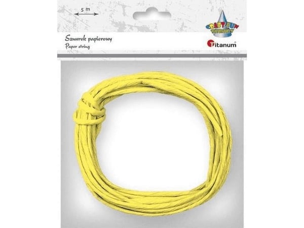 Titanum papirsnor 3,5 mm x 5 m sitron