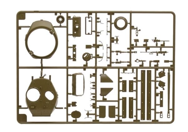 Carson M4A3E8 SHERMAN "FURY", 1:35, Monteringssett, Tank, M4 Sherman, Plastikk, Second World War
