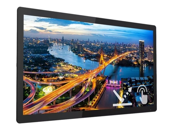 Philips B Line 222B1TFL - LED-näyttö - 22" (21,5" katseluun) - kosketusnäyttö - 1920 x 1080 Full HD (1080p) @ 75 Hz - IPS - 400 cd/m² - 1000:1 - 4 ...