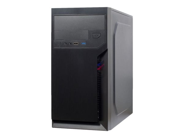 Inter-Tech IT-6502 Romea - Microtower - micro ATX - ingen strömförsörjning (ATX) - USB/ljud