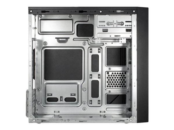 Inter-Tech IT-6502 Romea, Micro Tower, PC, Musta, mikro ATX, 14 cm, 29 cm