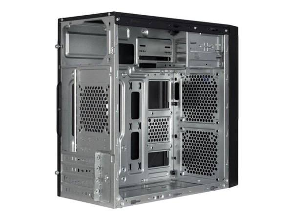 Inter-Tech IT-6502 Romea, Micro Tower, PC, Musta, mikro ATX, 14 cm, 29 cm