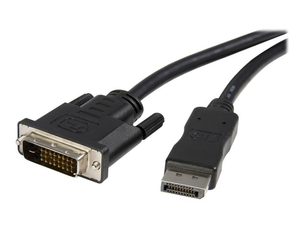 StarTech 10 ft DisplayPort to DVI Video Adapter Converter Cable - M/M (DP2DVIMM10) - DisplayPort-kabel - DisplayPort (hann) til DVI-D (hann) - 3 m ...