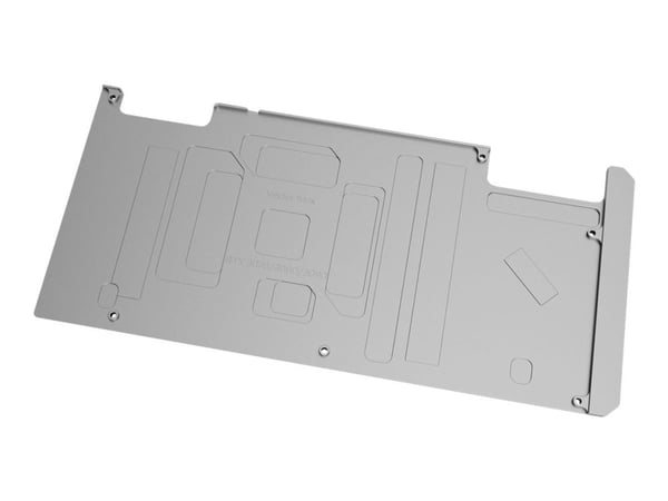 EkWaterBlocks EK-Quantum Vector Strix - Bakplatta för vattenblock till vätskebaserat kylsystem för videokort - nickel - för ASUS ROG-STRIX-RTX3080-...