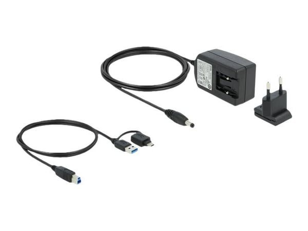 Delock USB Docking Station Dual HDMI Full-HD - Dokkingstasjon - USB 3.2 Gen1 - 2 x HDMI - 1GbE