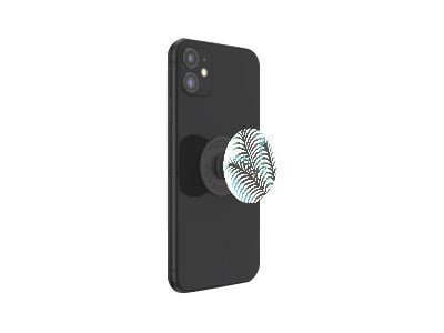 PopSockets Swappable PopGrip - Fingergrepp/vikbart ställ för mobiltelefon - Pacific Palm