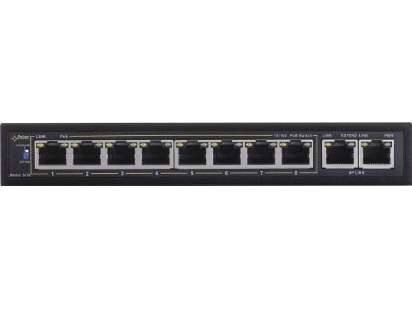 PULSAR S108-90W, Håndtert, Fast Ethernet (10/100), Strøm over Ethernet (PoE)