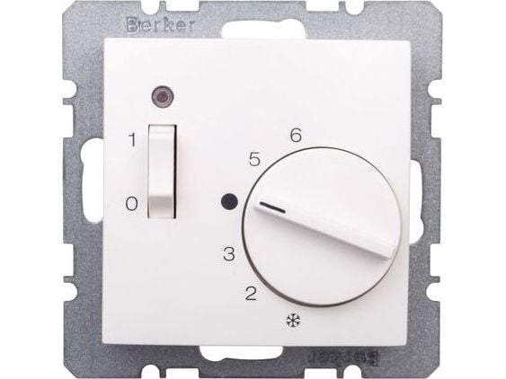 Hager 20308989, Rotasjonsbryter, Hvit, 250 V, 50 - 60 Hz