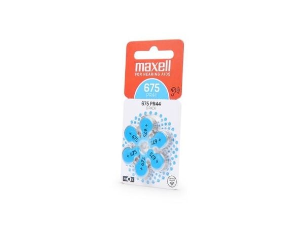 Maxell 790420, Engångsbatteri, PR44, 6 styck, Blåsa
