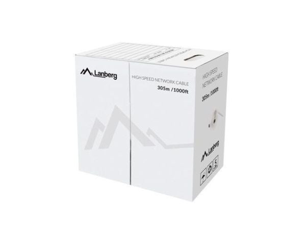 Lanberg - Bulkkabel - 305 m - UTP - CAT 5e - solid - grön