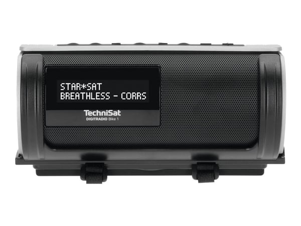 TechniSat DigitRadio Bike 1 - Bærbar DAB-radio - 5 watt - svart, sølv