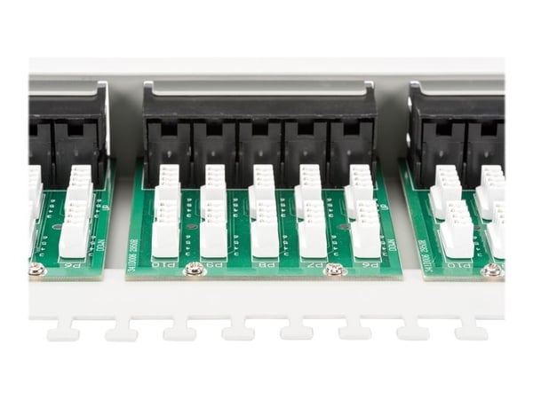 Digitus DN-91350-1, RJ-45, Cat3, Telinekiinnitys, 1U, Harmaa, 514 mm