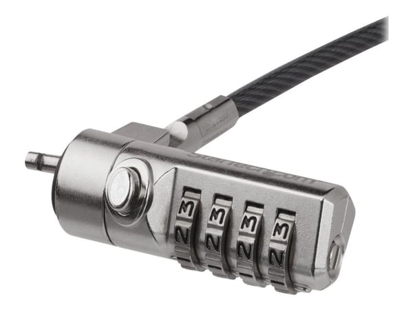 Startech 6.5ft (2m) Laptop Cable Lock, 4 Digit Combination Laptop/Desktop Security Cable Lock for K-Slot Devices/Computers/Monitors, Portable Anti-...