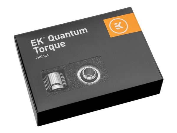 EkWaterBlocks EK-Quantum Torque STC 10/16 - Armatur for væskekjølesystem - nikkel (en pakke 6)