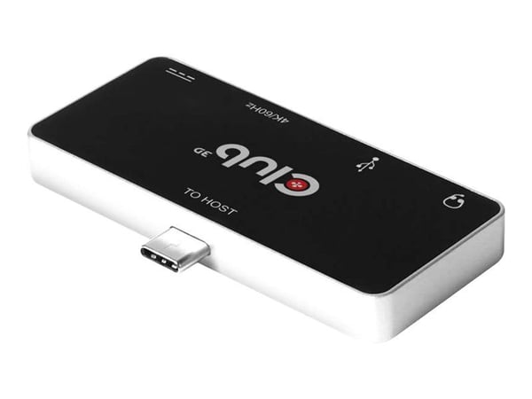 Club 3D USB Type C 4-in-1 Hub - Dokkingstasjon - USB-C - HDMI