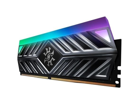XPG SPECTRIX D41 - DDR4 - modul - 8 GB - DIMM 288-pin - 3200 MHz / PC4-25600 - CL16 - ikke-bufret - ikke-ECC - wolframgrå