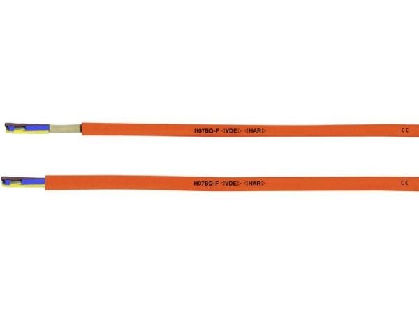 HELUKABEL H07BQ-F, Pienjännitekaapeli, Oranssi, Polyvinyylikloridi (PVC), Polyvinyylikloridi (PVC), Kupari, 500 V