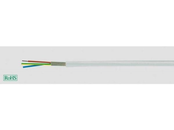 HELUKABEL 39001, Pienjännitekaapeli, Harmaa, Polyvinyylikloridi (PVC), Cooper, 1,5 mm², 14,4 kg/km