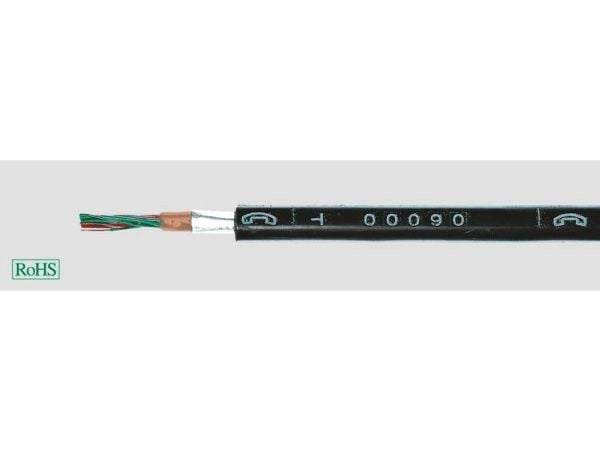 HELUKABEL 34009, Pienjännitekaapeli, Musta, Kupari, 0.6 mm², 34 kg/km, -20 - 50 °C