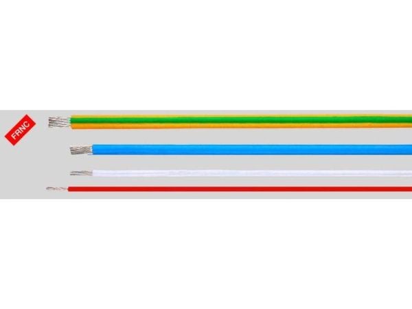 HELUKABEL 51073 Korkean lämpötilan johto HELUTHERM 145 1 x 0,25 mm² Valkoinen Meterware - Kaapeli - 1 m, Pienjännitekaapeli, Polyvinyylikloridi (PV...