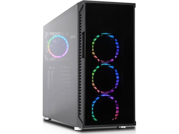 Nanoxia kabinett A-RGB ATX glassfront USB3.1 ARGB med ODD