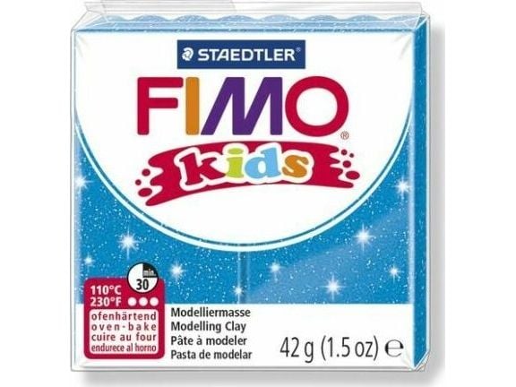 Fimo FIMO Mod.masse Fimo kids blå glitter