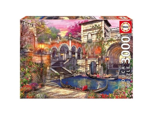 Puzzle 3000 elementtejä, Romanttinen Venetsia