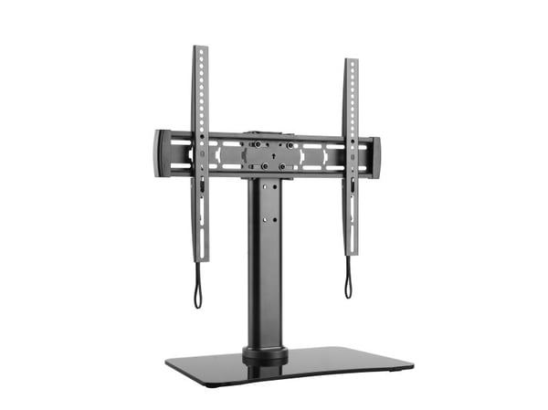 AG Neovo DTS-01 - Ställ - för LCD-display - metall, härdat glas - svart - skärmstorlek: 32"-65" - monteringsgränssnitt: upp till 400 x 400 mm - skr...
