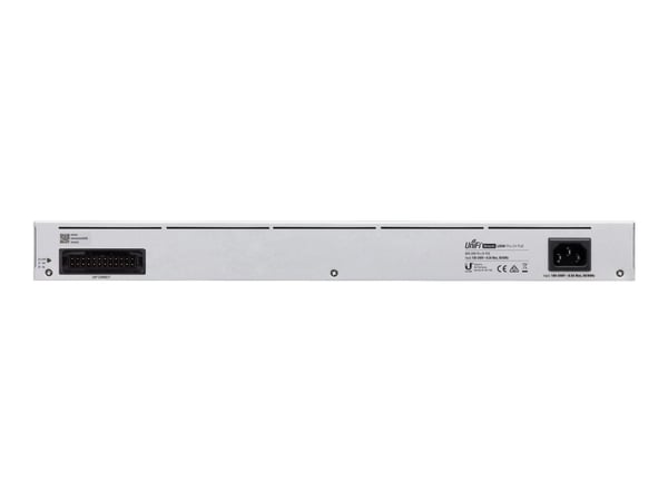 Ubiquiti UniFi Switch USW-Pro-24-POE - Switch - Styrt - 24 x 10/100/1000 (16 PoE+, 8 PoE++) + 2 x 10 Gigabit SFP+ (opplenke) - stasjonær, rackmonte...