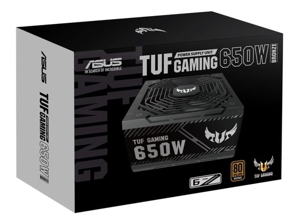 ASUS TUF-GAMING-650B - Strømforsyning (intern) - ATX12V / EPS12V - 80 PLUS Bronze - AC 100-240 V - 650 watt