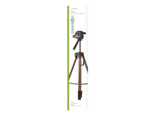 Nedis TPOD2300BZ, 3 jalkoja, Musta, Hopea, 16,1 cm