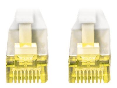 DIGITUS - Patchkabel - RJ-45 (han) til RJ-45 (han) - 25 m - S/FTP - CAT 6a - booted, halogenfri, knastfri - grå