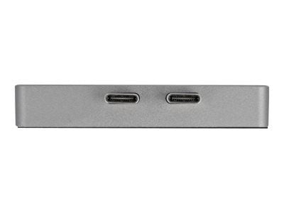 Delock - DisplayPort-adapter - USB-C (hann) til DisplayPort, USB-C (hunn) - støtte for 4K 60 Hz (3840 x 2160), støtte for Power Delivery 3.0 - grå