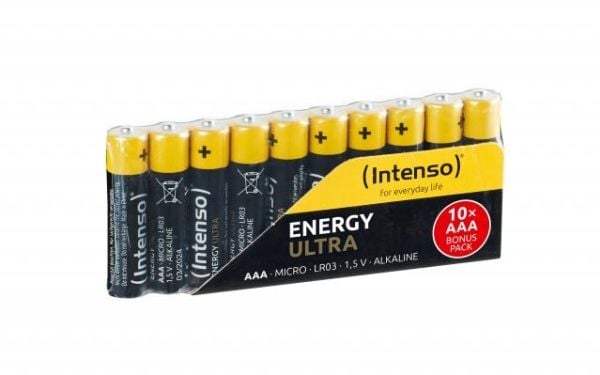 Intenso Energy Ultra Bonus Pack - Batteri 10 x AAA / LR03 - Alkalisk - 1250 mAh