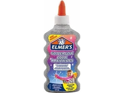 Elmer's Glitterlim sølv 177ml til slim