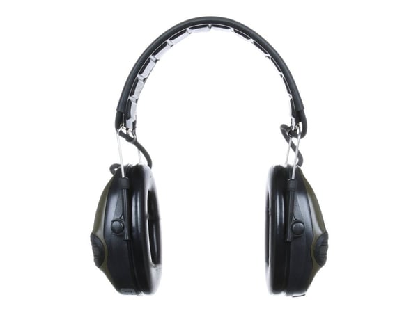 3M Peltor SportTac MT16H210F-478-GN - Hodetelefoner - full størrelse - kablet - oransje, olivengrønn