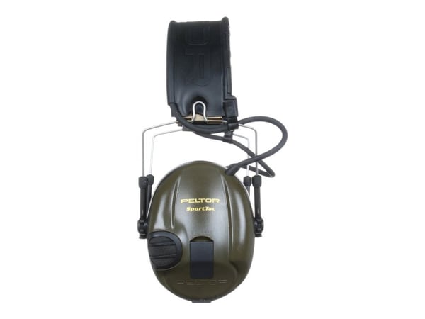 3M Peltor SportTac MT16H210F-478-GN - Hodetelefoner - full størrelse - kablet - oransje, olivengrønn