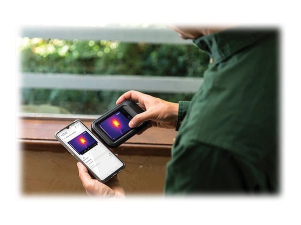 FLIR C3-X - Termo- og visuell lyskamerakombinasjon - kompakt - 0.012 MP - Wi-Fi - svart