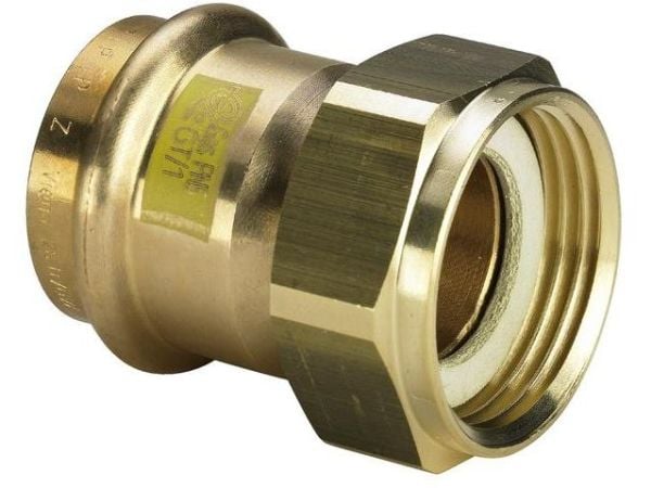 Viega dobbeltkobling med SC-Contur Profipress G 22x3/4" 638498