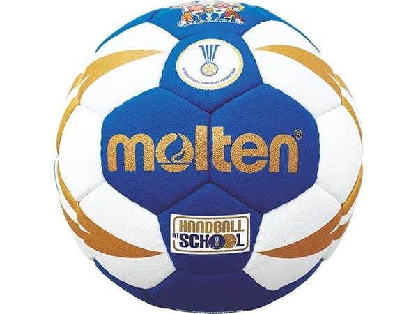 Molten H0X1300-BW, Med 32-paneler, Innendørs, Blå, Gull, Hvit, Kunstig lær, Mønster, IHF