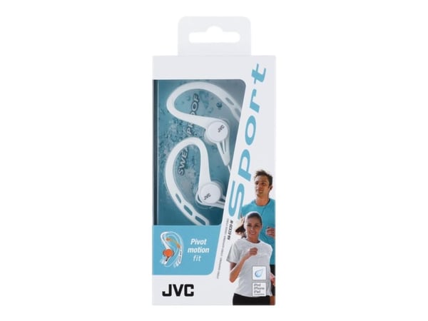 JVC HA-ECX20 - Ørepropper - i øret - over-øret-montering - kablet - 3,5 mm jakk