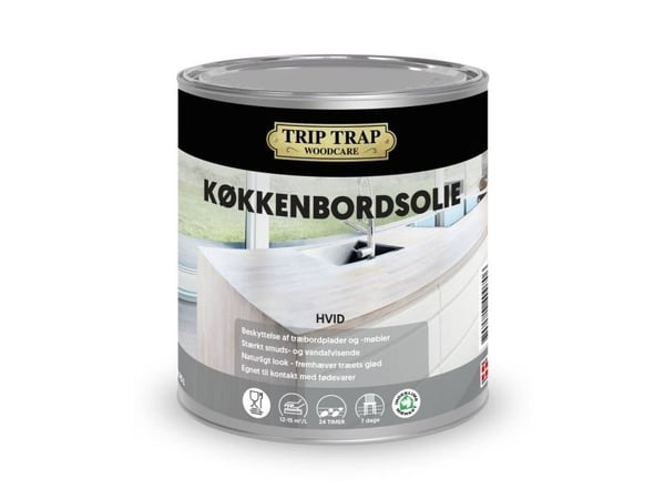Trip Trap Køkkenbordsolie, hvid Trip Trap Køkkenbordsolie, hvid