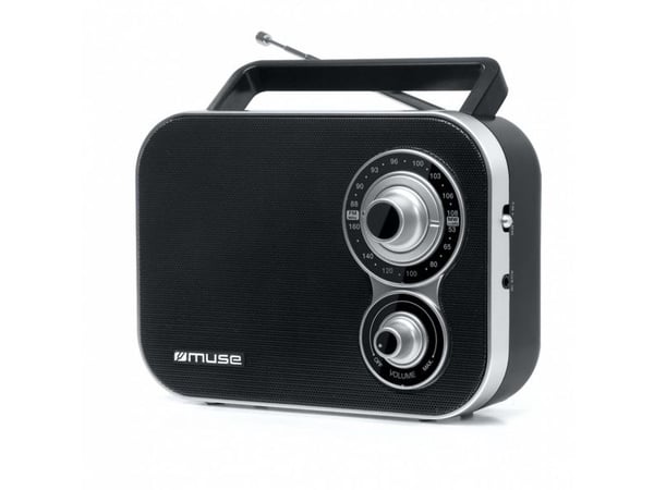 Muse M-051 R, Bærbar, Digitalt, FM, MW, Sort, Rotasjon, 1,5 V