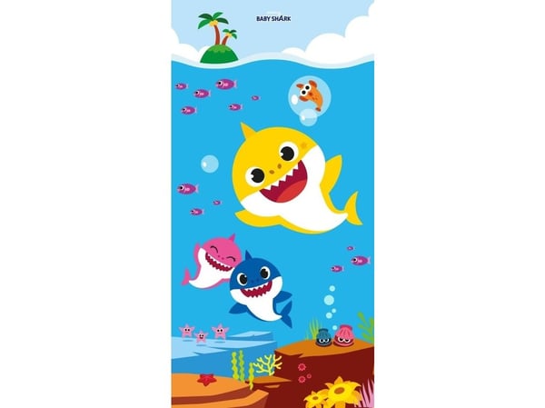 Baby Shark kylpypyyhe - 70x140 cm Baby Shark kylpypyyhe - 70x140 cm