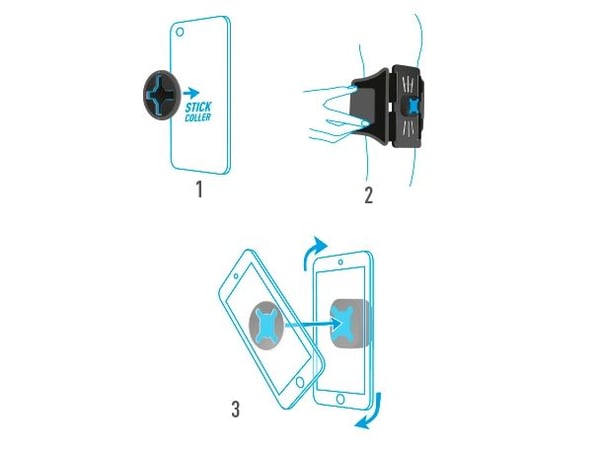 Mobilis U.FIX Universal Run Kit - Armbånd for mobiltelefon