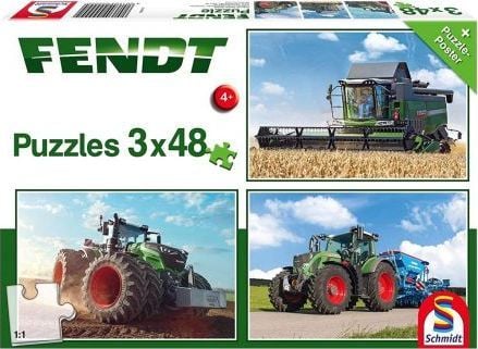 Schmidt Games Puzzle 3x48 Fendt G3