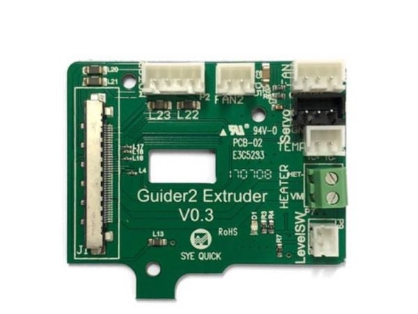 FlashForge extruderadapterplatta för Guider