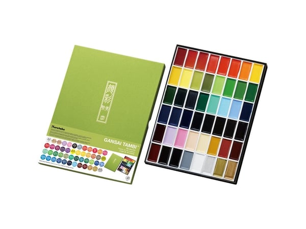 GANSAI TAMBI Aquarel 48 colour set GANSAI TAMBI Aquarel 48 colour set