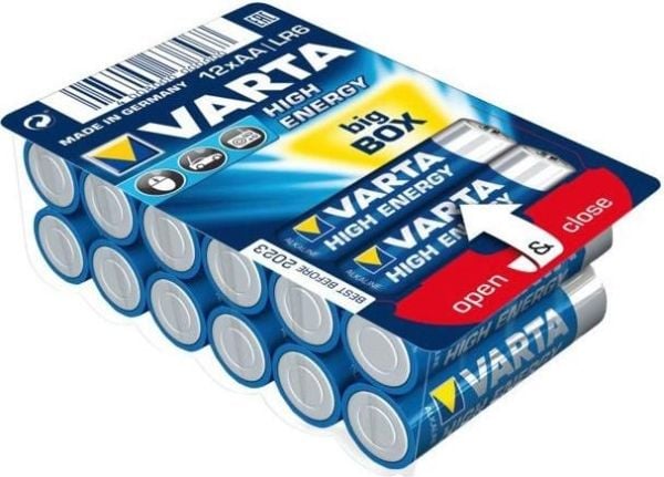 Varta High Energy 04906 - Batteri 12 x AA-type - Alkalisk