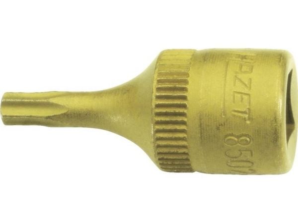 HAZET 8502-T9, Stikkontakt, 1/4", Metrisk, 1 hoder, T9, 1,2 cm
